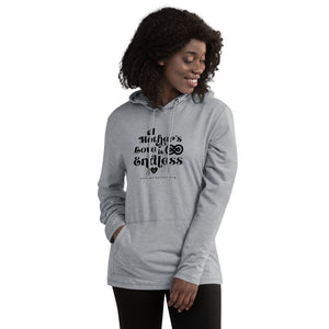 A Mother's Love is Endless (Black) Unisex Lightweight Hoodie