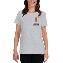 Load image into Gallery viewer, Purposeful Together BLM Women&#39;s Short Sleeve T-Shirt
