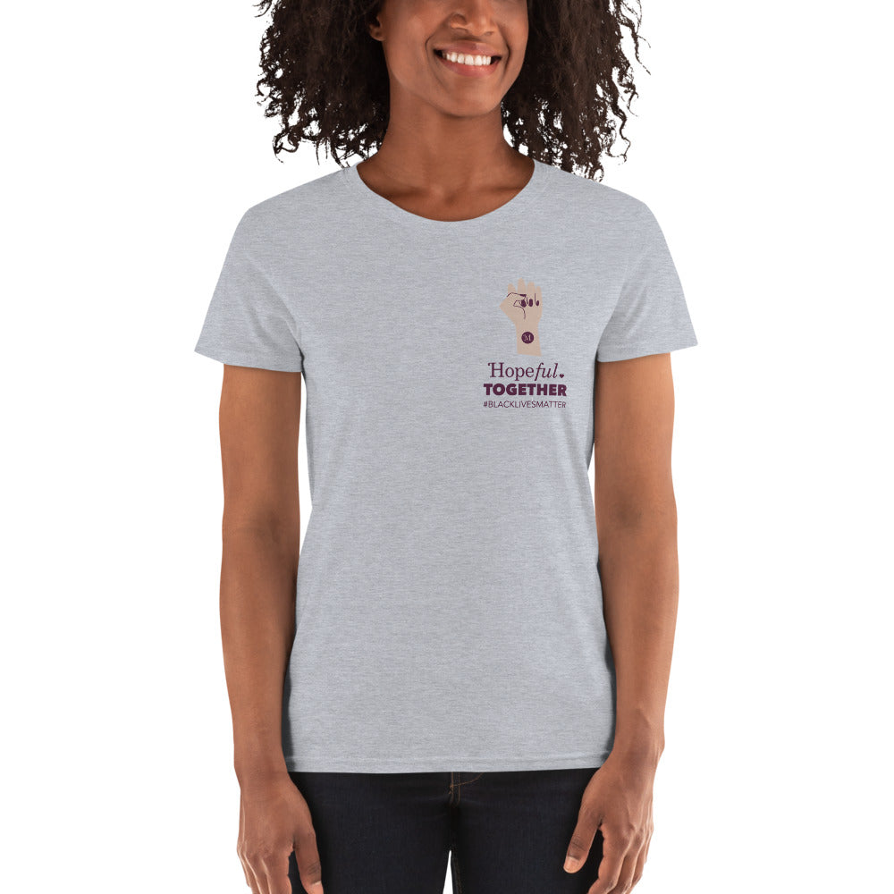 Hopeful Together BLM Women's Short Sleeve T-Shirt